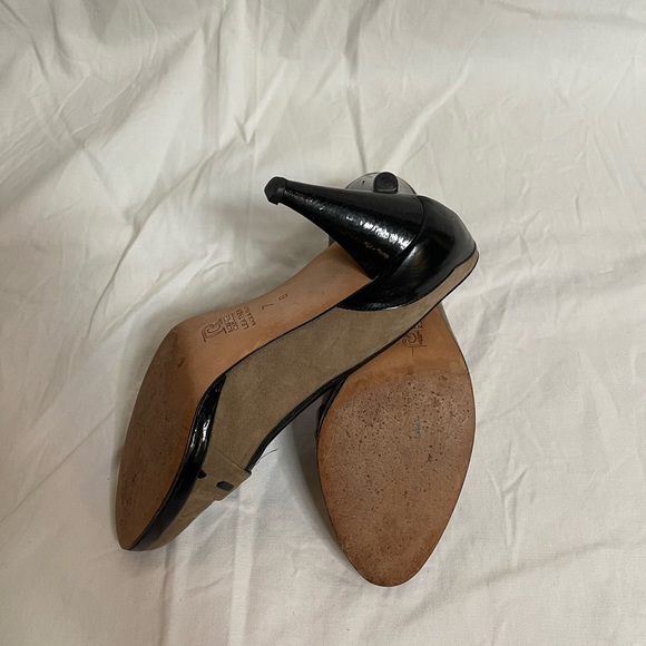 Roberto Capucci Black & Beige Heels – Size 7.5 - Picture 4 of 6